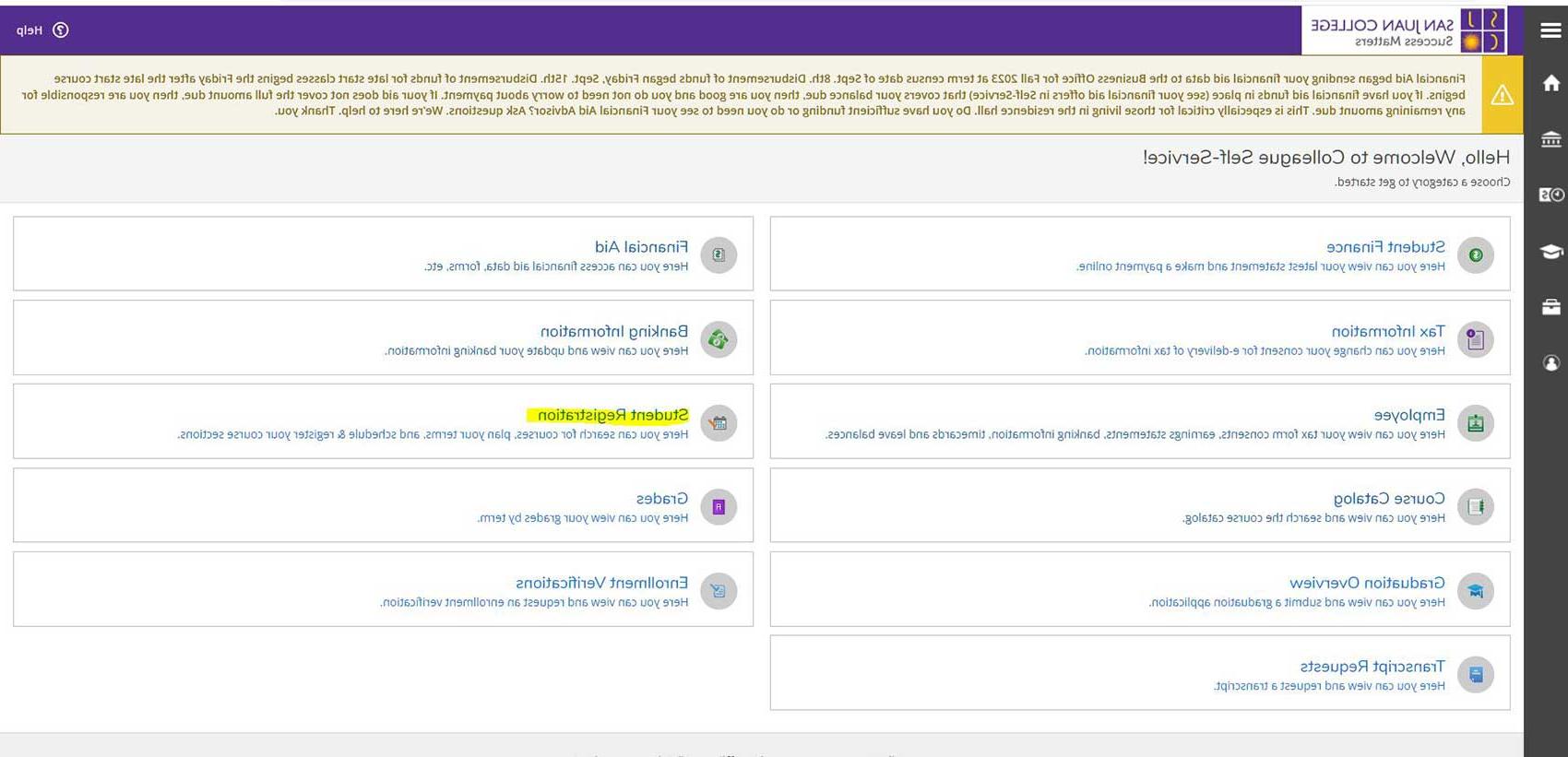 MySJC学生门户网站分步说明注册